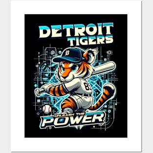 tigers power Posters and Art